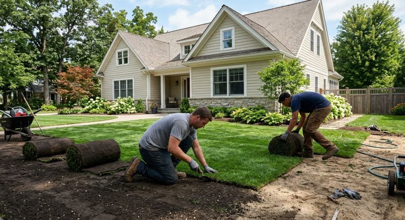 Bluegrass Sod Installation in Ventura County, CA
