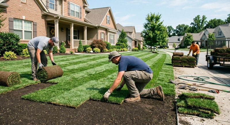 Sod Laying Service in Rockwall, TX
