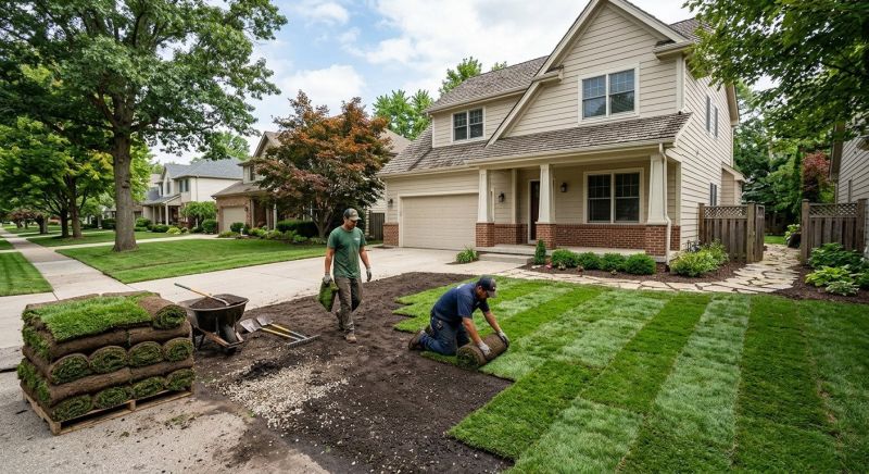 Yard Sodding in Rockwall, TX